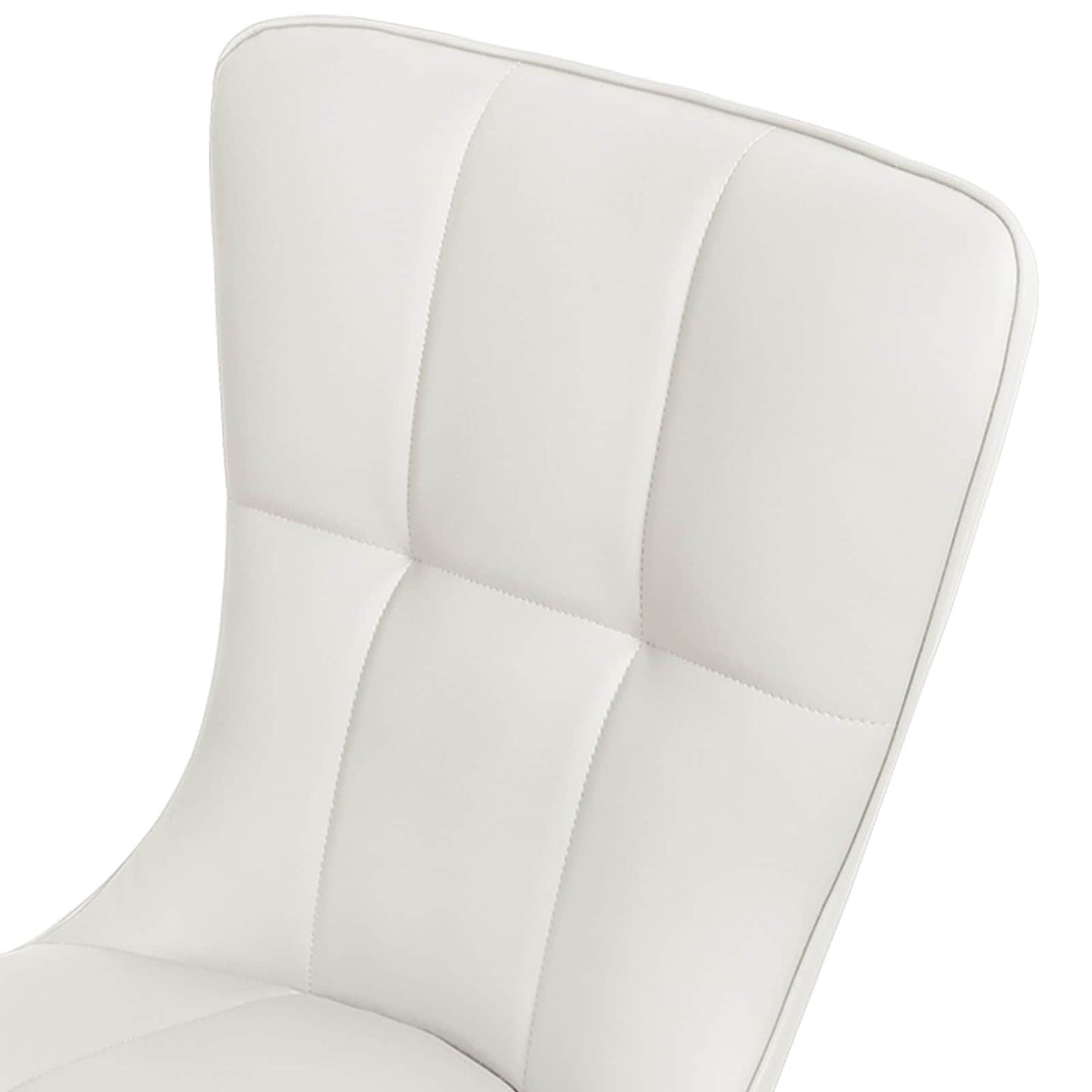 Set di 2/4 sedie da pranzo imbottite in similpelle