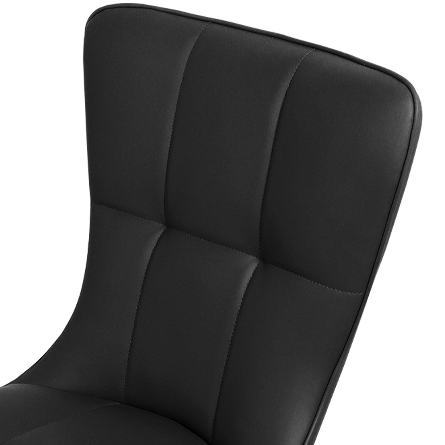 Set di 2/4 sedie da pranzo imbottite in similpelle