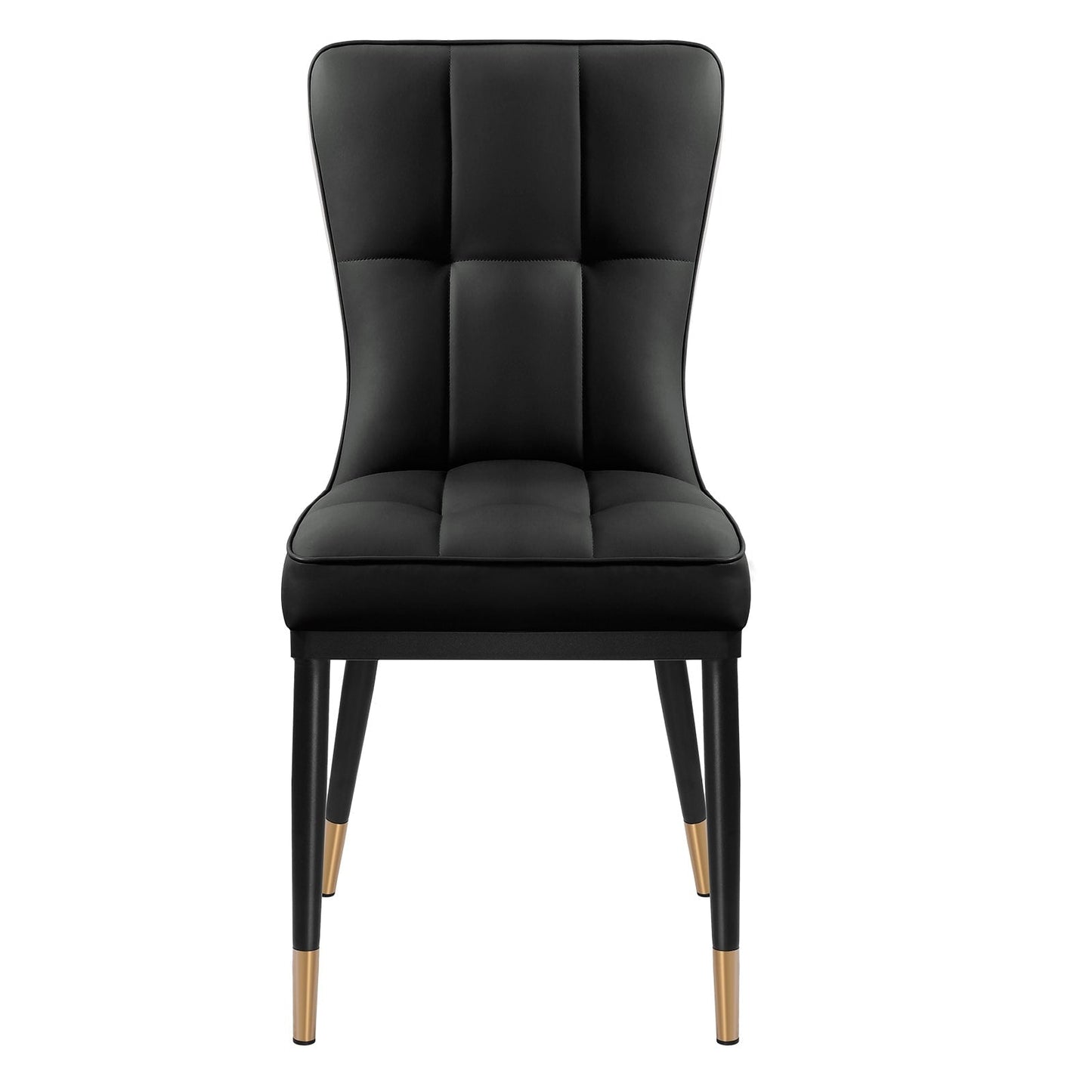 Set di 2/4 sedie da pranzo imbottite in similpelle