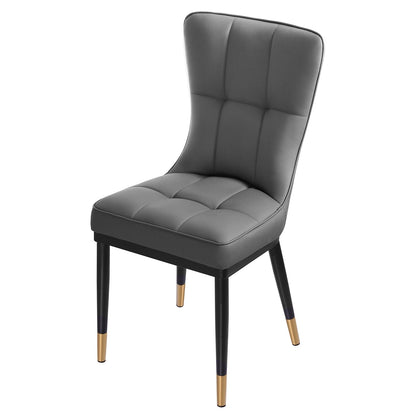 Set di 2/4 sedie da pranzo imbottite in similpelle