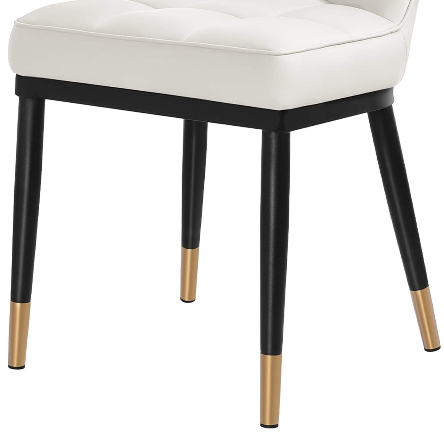 Set di 2/4 sedie da pranzo imbottite in similpelle