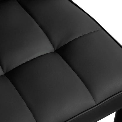 Set di 2/4 sedie da pranzo imbottite in similpelle