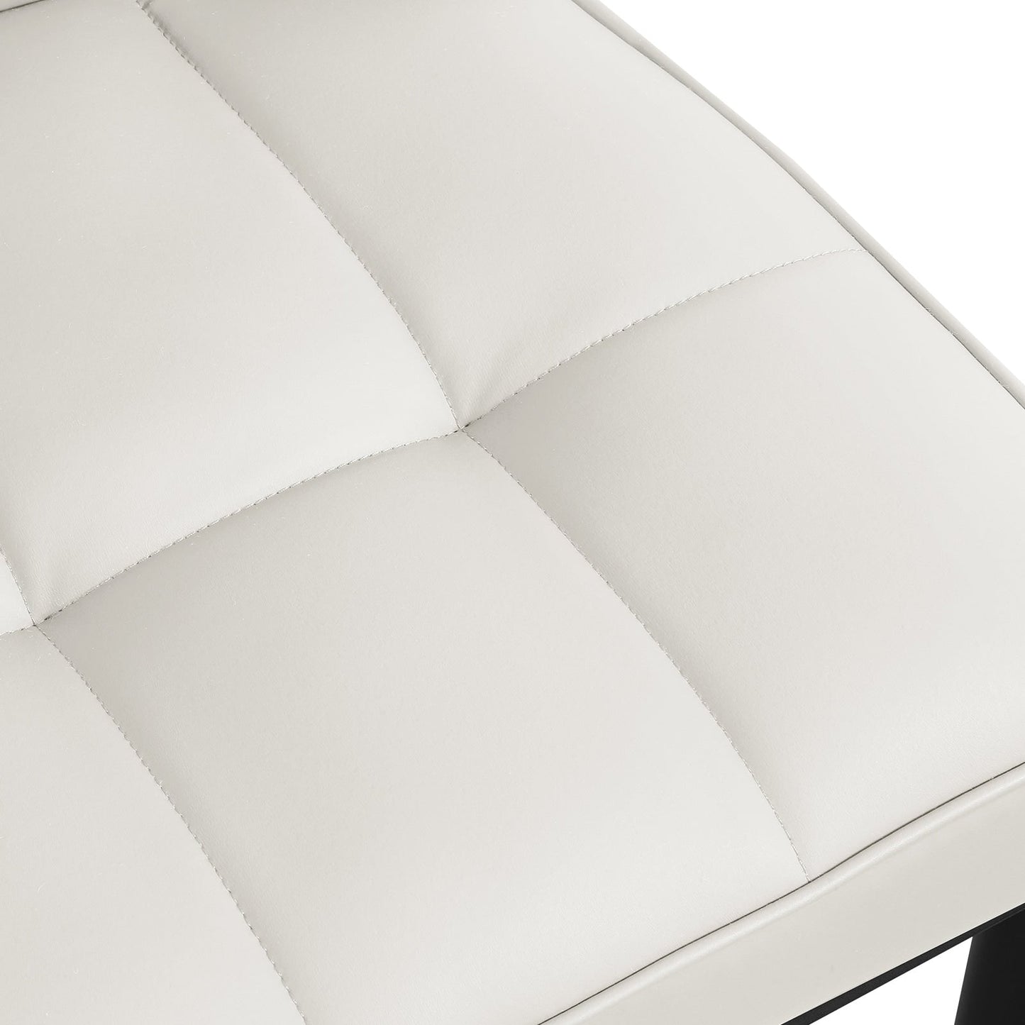 Set di 2/4 sedie da pranzo imbottite in similpelle