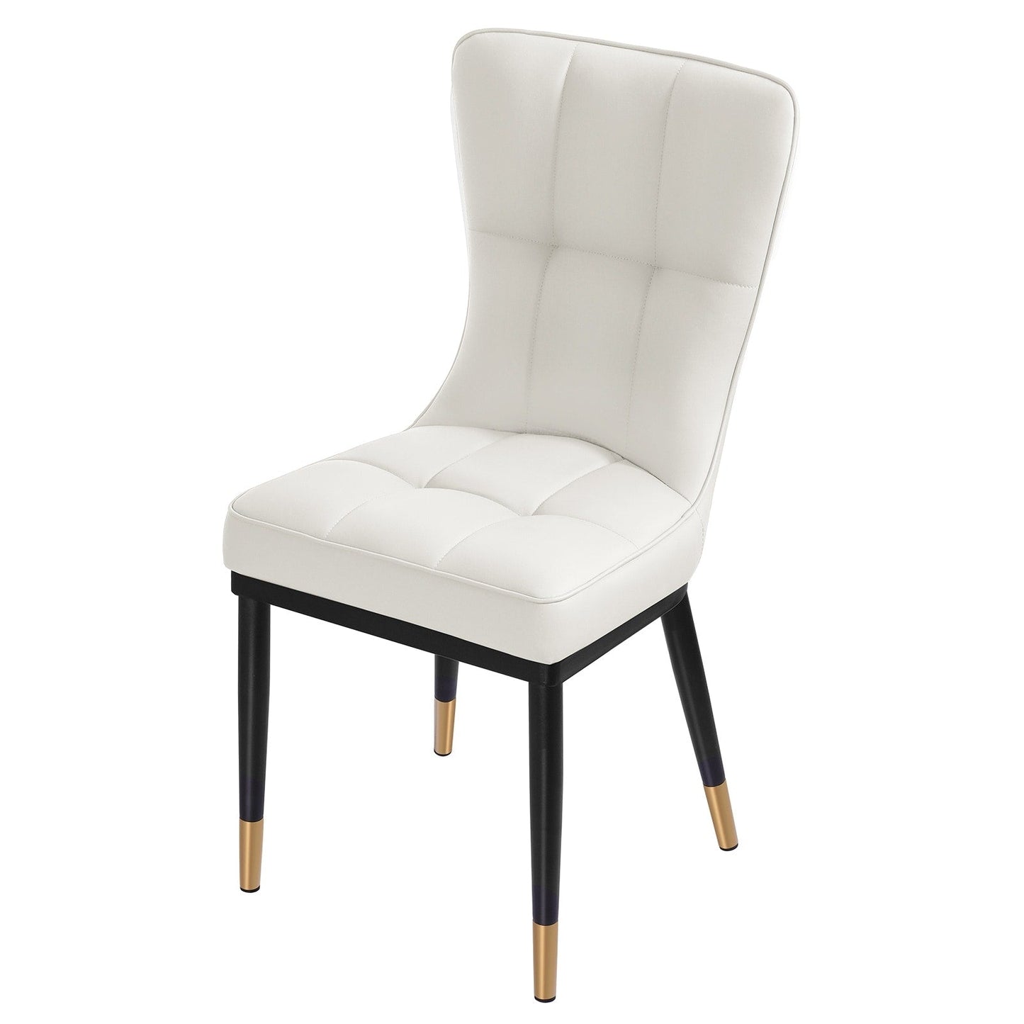 Set di 2/4 sedie da pranzo imbottite in similpelle