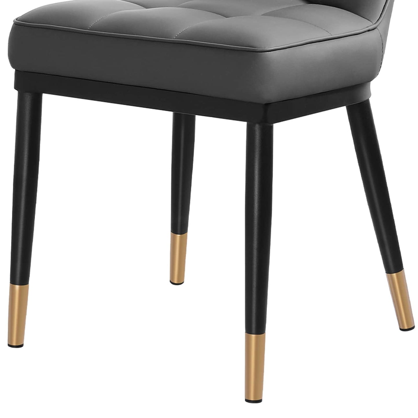 Set di 2/4 sedie da pranzo imbottite in similpelle