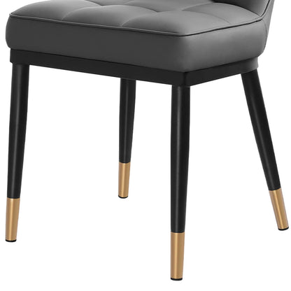 Set di 2/4 sedie da pranzo imbottite in similpelle