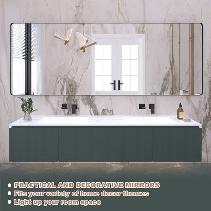 Specchio da bagno con cornice da parete