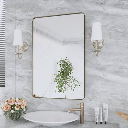 Specchio da bagno con cornice da parete