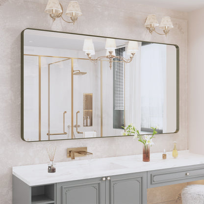 Specchio da bagno con cornice da parete
