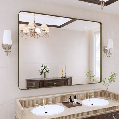 Specchio da bagno con cornice da parete