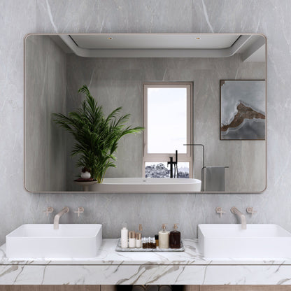 Specchio da bagno con cornice da parete