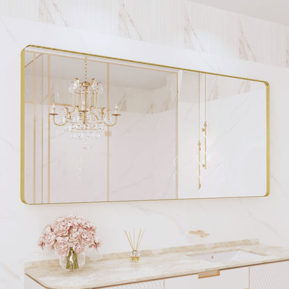 Specchio da bagno con cornice da parete