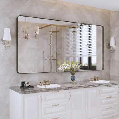 Specchio da bagno con cornice da parete