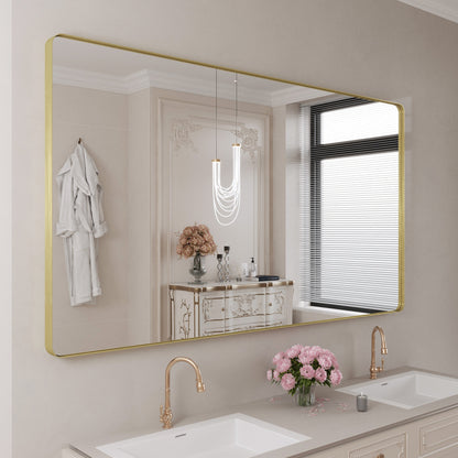 Specchio da bagno con cornice da parete
