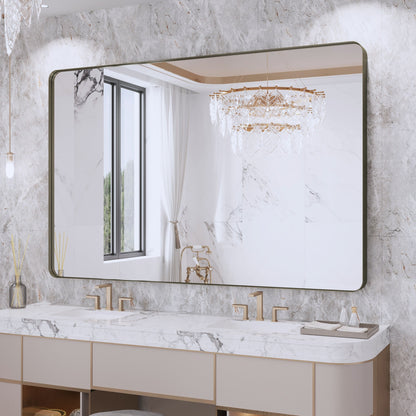 Specchio da bagno con cornice da parete