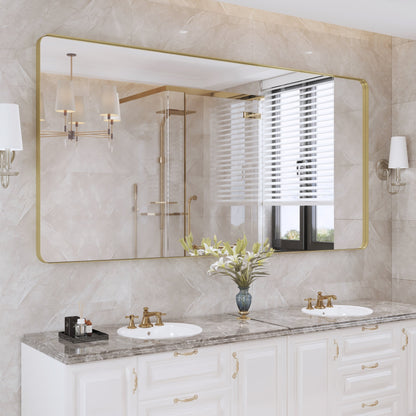 Specchio da bagno con cornice da parete