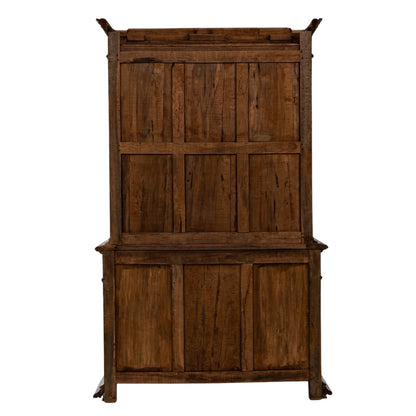 Mobiletto intagliato con vetro, Belgio, XIX secolo, circa 1880