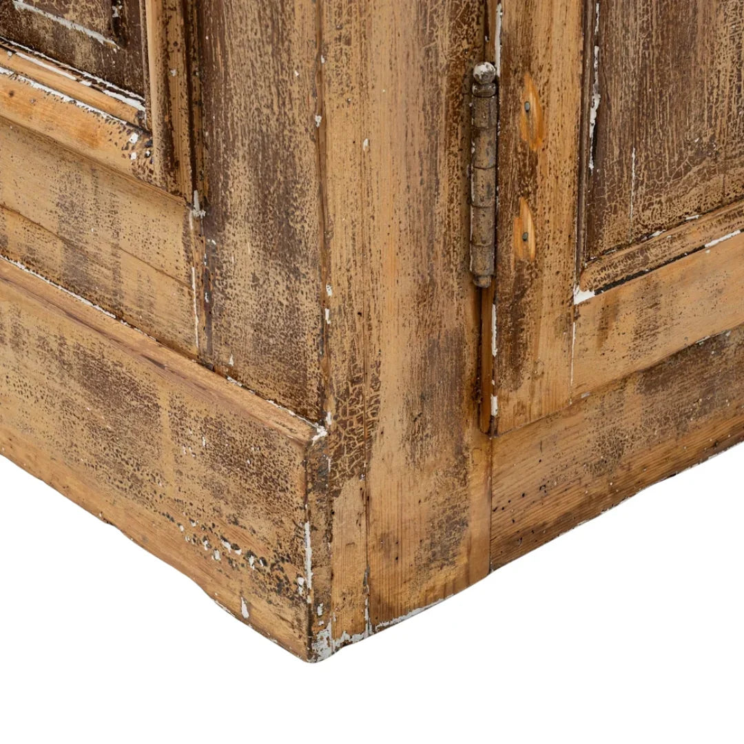 Credenza in legno patinato marrone francese, circa 1850