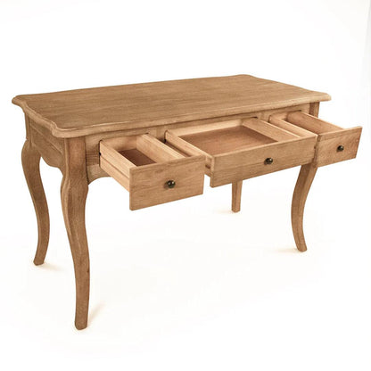 Scrivania in rovere grigio sbiancato stile French Country