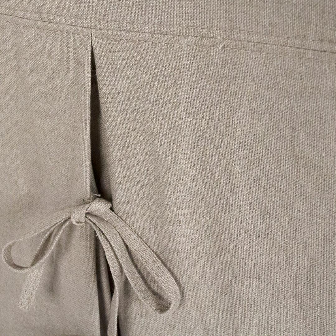 Sedia laterale in crema naturale francese