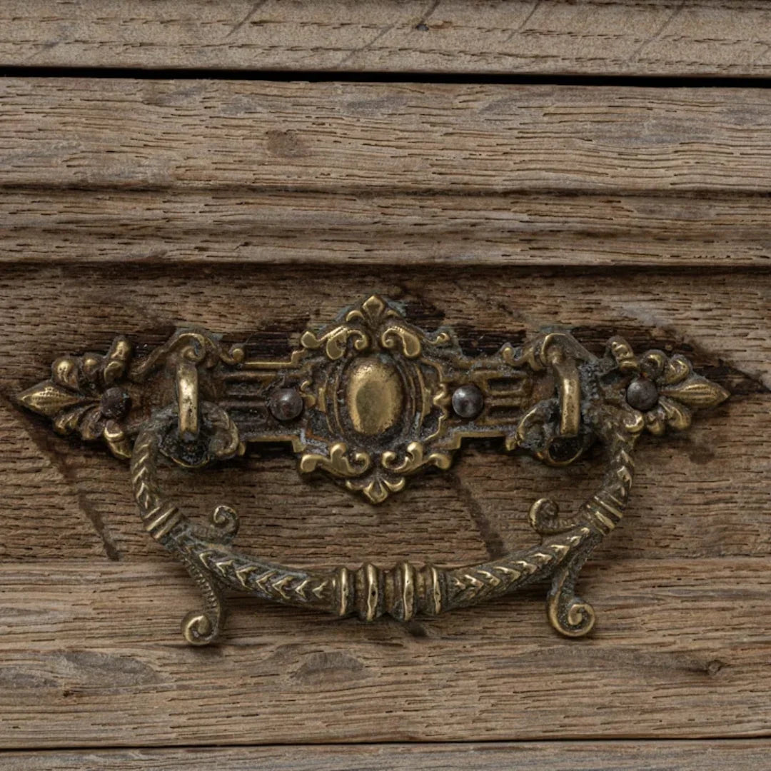 Credenza con piano in marmo bianco in stile francese, circa 1870