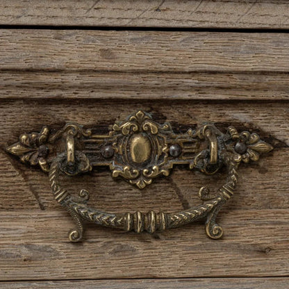 Credenza con piano in marmo bianco in stile francese, circa 1870