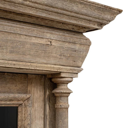 Vetrina in rovere di campagna francese, circa 1840