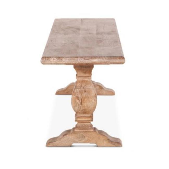 Panca in legno di quercia francese antica