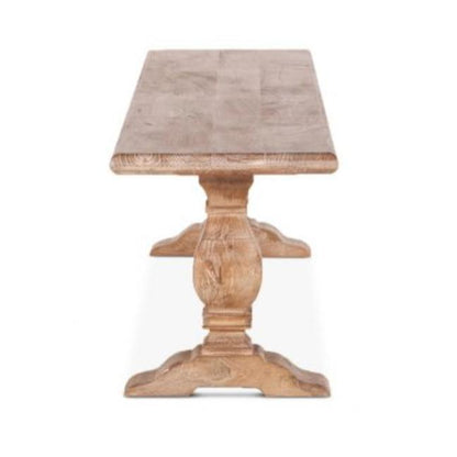 Panca in legno di quercia francese antica