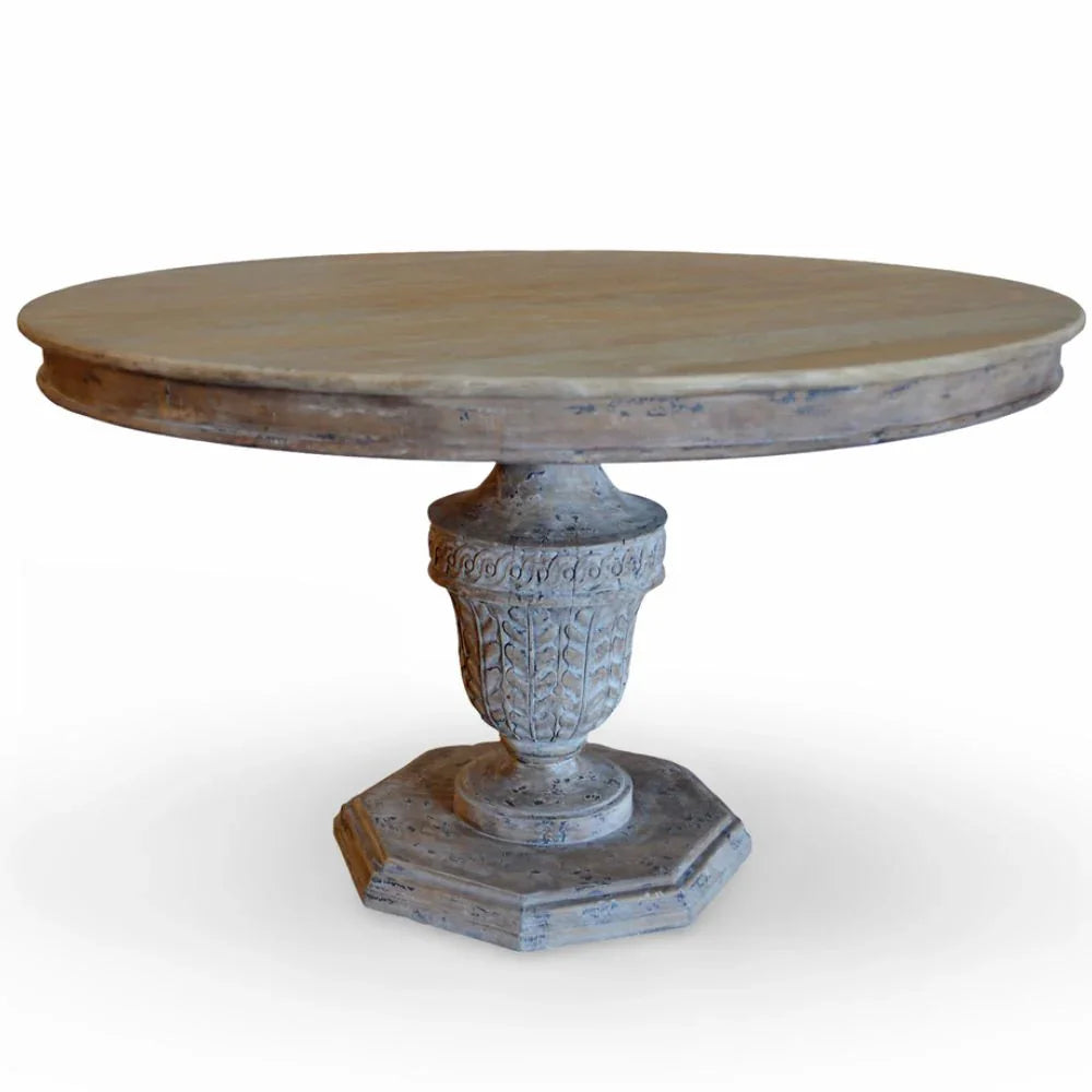 Tavolo con piedistallo a urna francese