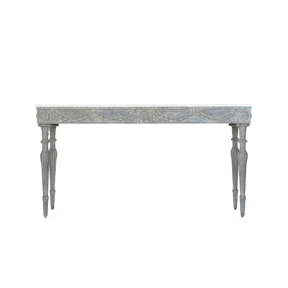 Consolle francese con rosetta