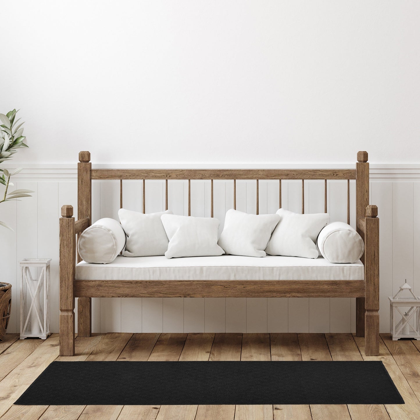 Tappeto da interni solido a medaglione Garland Rug