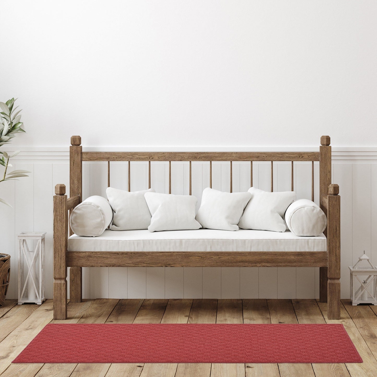 Tappeto da interni solido a medaglione Garland Rug