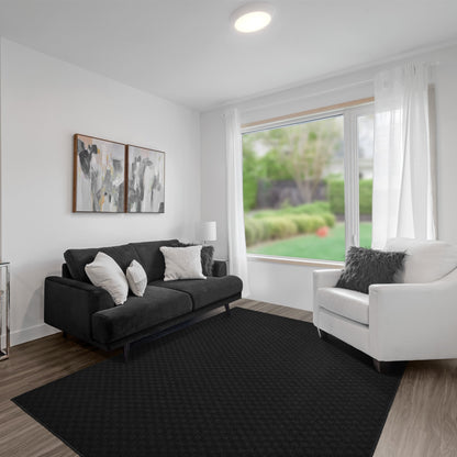 Tappeto da interni solido a medaglione Garland Rug