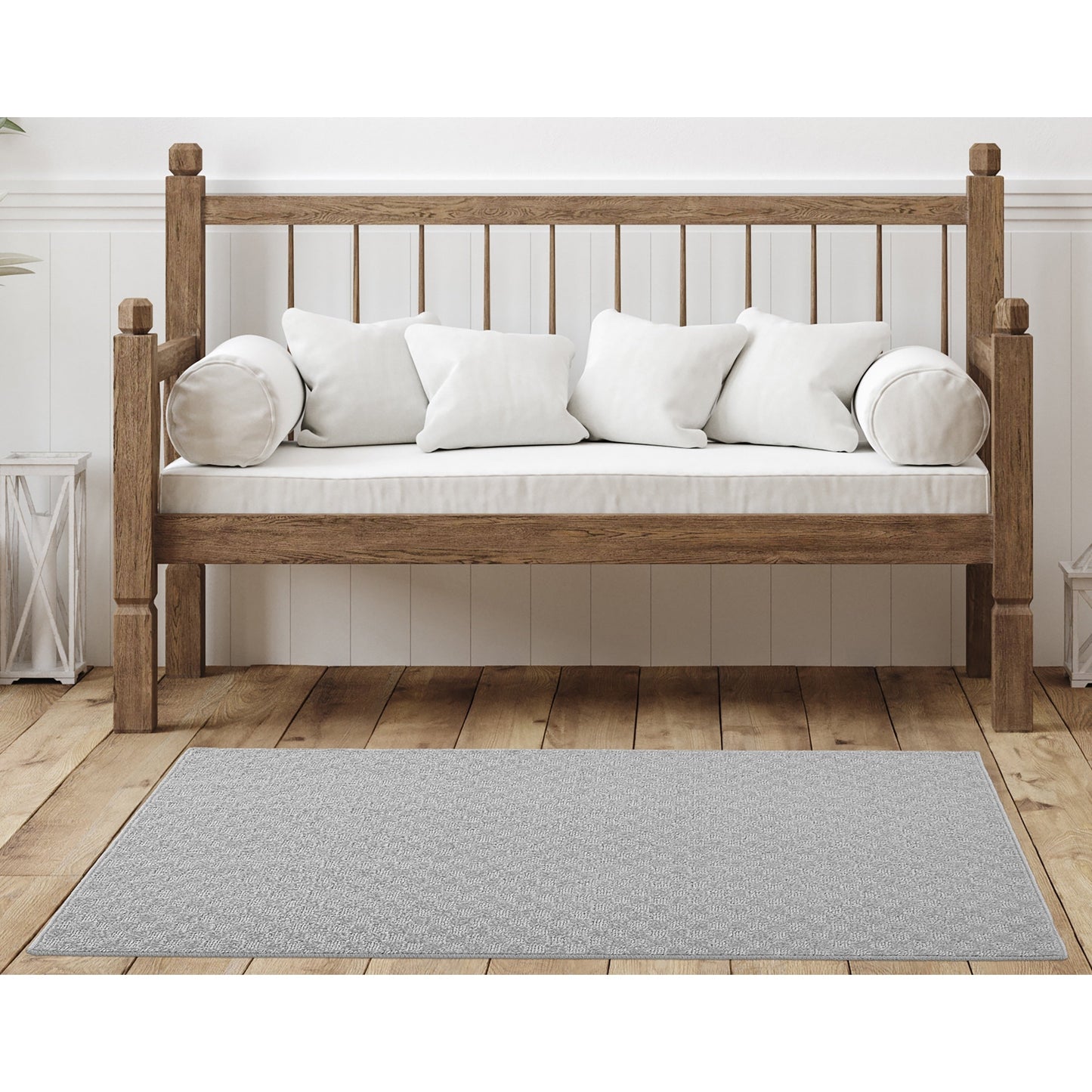 Tappeto da interni solido a medaglione Garland Rug