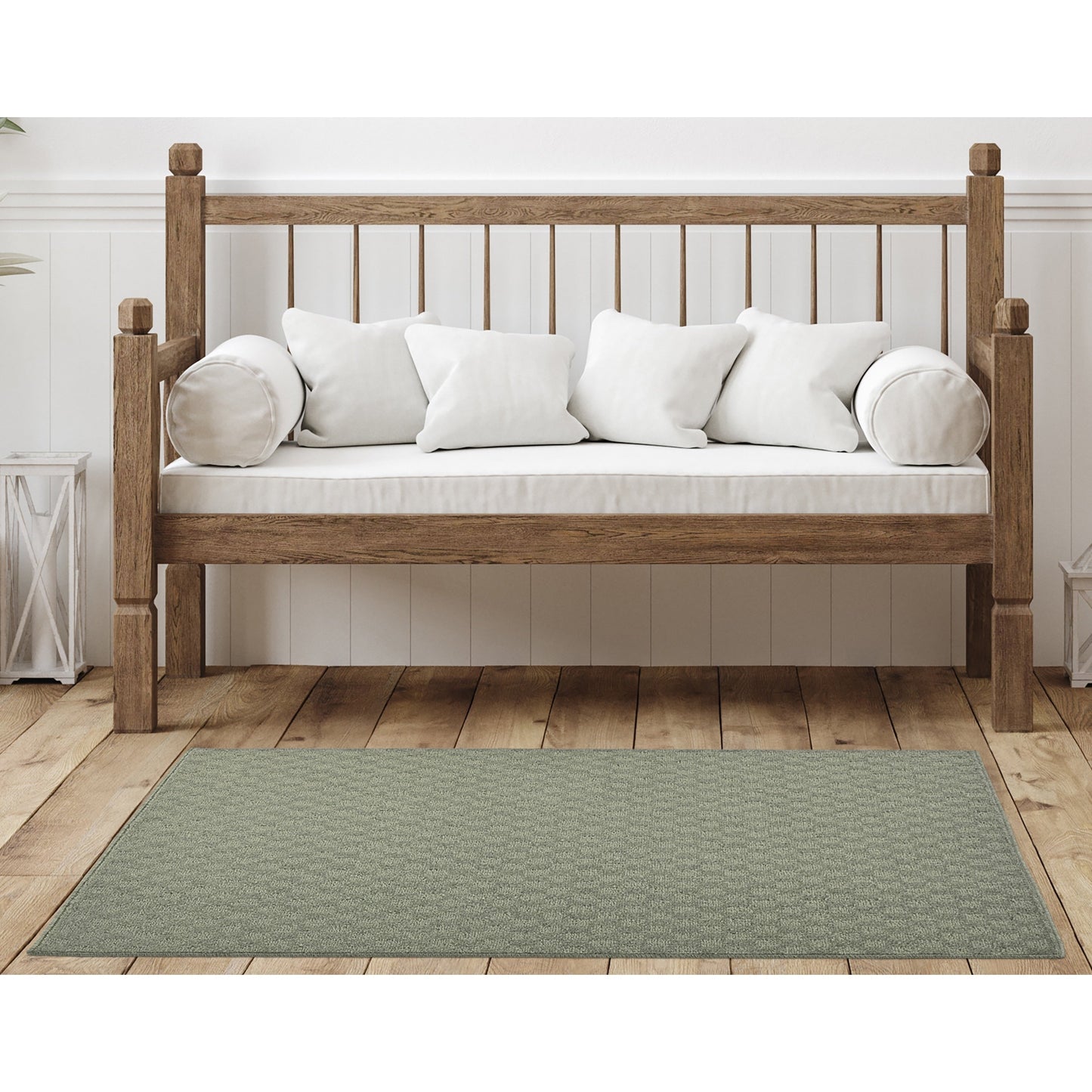 Tappeto da interni solido a medaglione Garland Rug