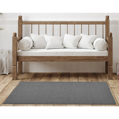 Tappeto da interni solido a medaglione Garland Rug