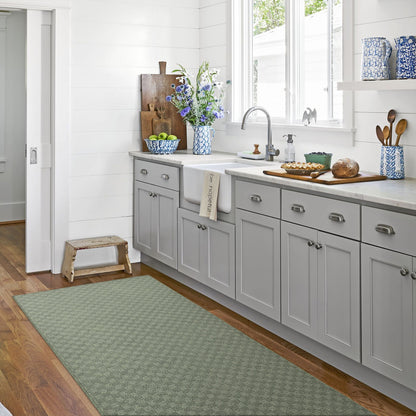 Tappeto da interni solido a medaglione Garland Rug