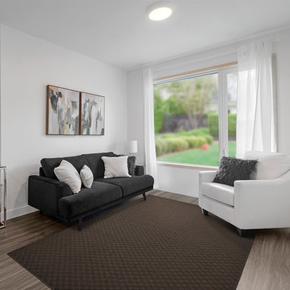 Tappeto da interni solido a medaglione Garland Rug