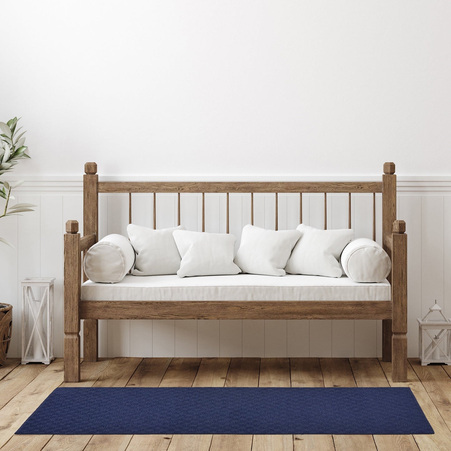 Tappeto da interni solido a medaglione Garland Rug