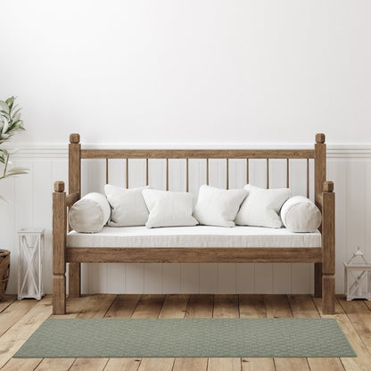 Tappeto da interni solido a medaglione Garland Rug