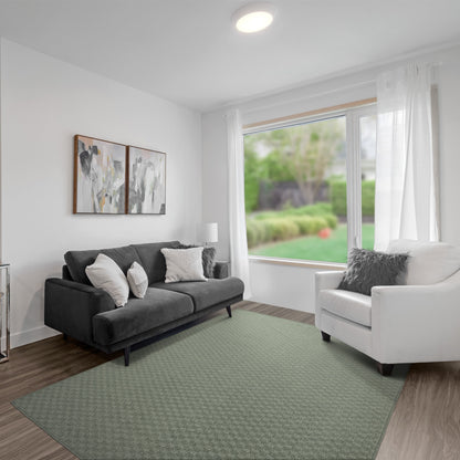 Tappeto da interni solido a medaglione Garland Rug