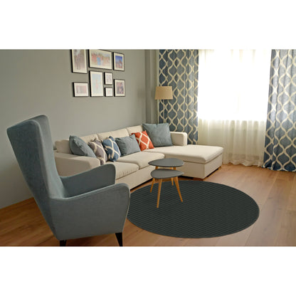 Tappeto da interni solido a medaglione Garland Rug