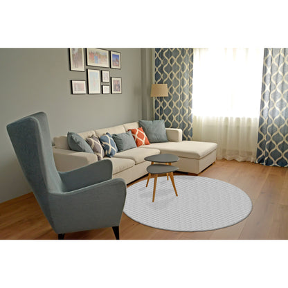 Tappeto da interni solido a medaglione Garland Rug