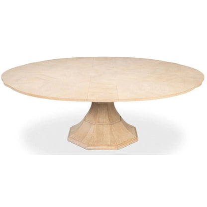 Tavolo da pranzo Giselle Jupe in rovere sbiancato