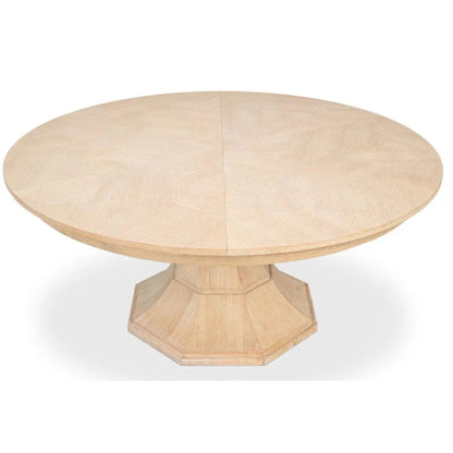 Tavolo da pranzo Giselle Jupe in rovere sbiancato