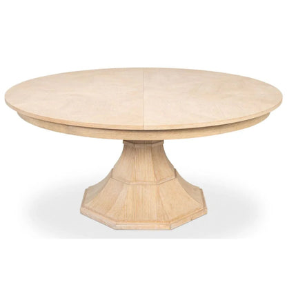 Tavolo da pranzo Giselle Jupe in rovere sbiancato