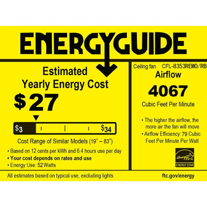 Ventilatore da soffitto Gliska Rustic Bronze a 5 pale con paralume in cristallo e illuminazione