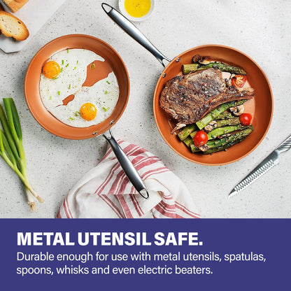 Set di pentole e teglie da forno anodizzate dure Gotham Steel Pro da 20 pezzi