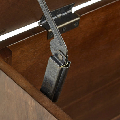 Panca contenitore Granger con cuscino di seduta in lino di iNSPIRE Q Classic